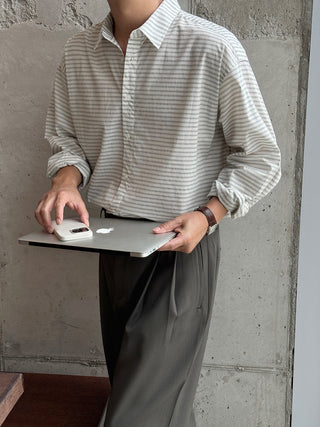 Scent Minimal Stripe Shirt