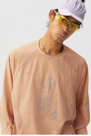 [Monterest] Waffle Knit Quick-Dry Long Sleeve Tee