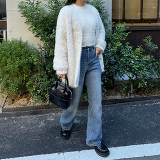 Fluffy Knit Ensemble