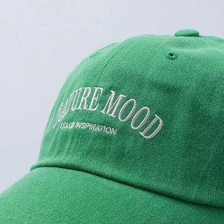 Colored cotton cap