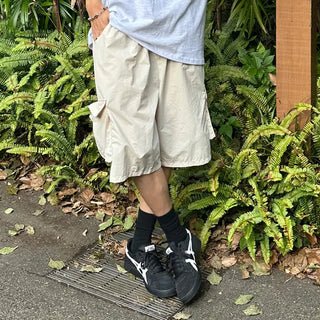 Nylon pocket shorts