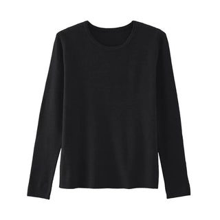 Round neck basic knit