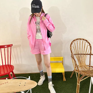 Color-blocked knee-high socks