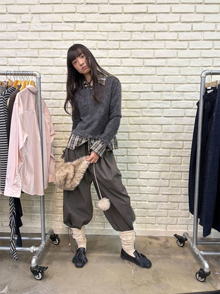 [NeverSeez] Plaid Cotton Shirt