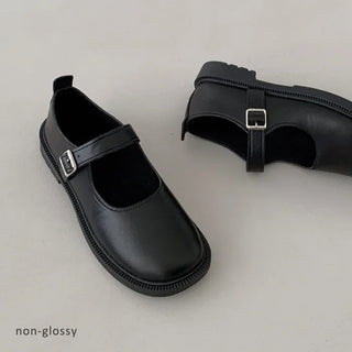0435 Mary Jane Loafers (2 colors)