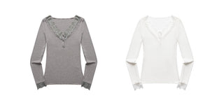 [NECY] V Neck Tops