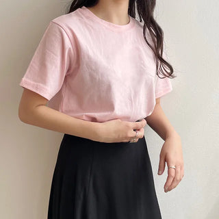 simple fit round tee