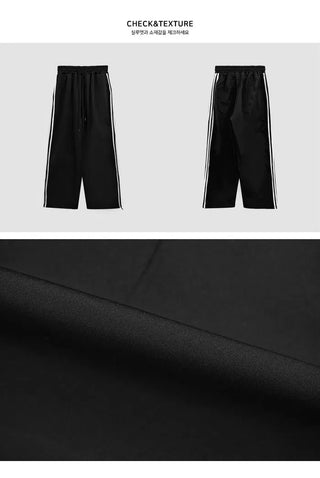 Seasonless Three-Striped Two-Way Track Pants - 5 Colors