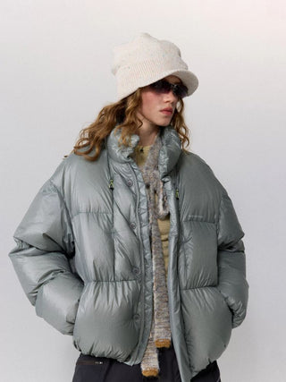 [Monterest] 800FP Duck Down Stand Collar Puffer Jacket