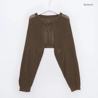 Ribbon strap bolero