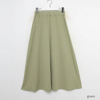Flared long skirt