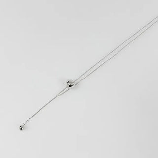 Double Ball Long Necklace