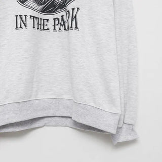 Balloon sleeve sweatshirt