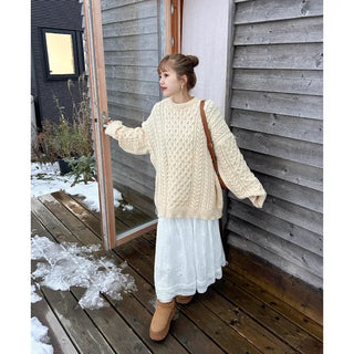 Oversized Cable Knit