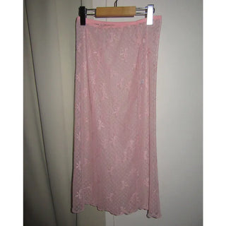 Ribbon tulle layered skirt