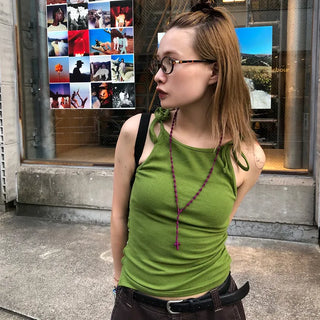 Mild Asymmetrical Ribbon Camisole