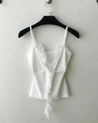 wrap lace sleeveless (3color)