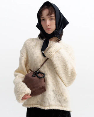 [7th Re-release] (ORIGINAL) Cord Knot Wood Keyring (black)