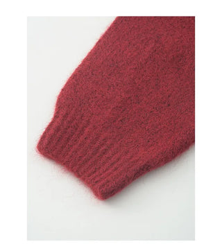 Nordic Pattern Round Neck Knit