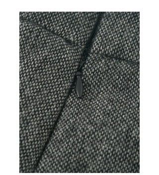 High-waisted A-line skort