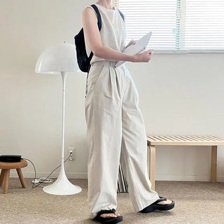 Two-pleat chino pants
