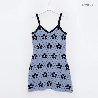 Flower mini dress