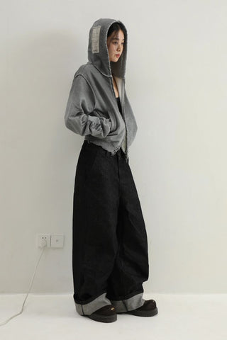 [MASONPRINCE] 460G Heavyweight Remake Zip-Up Hoodie