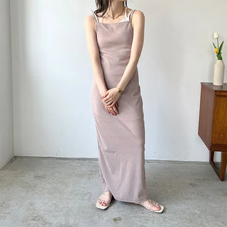 Flat long dress