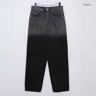 Gradient denim pants