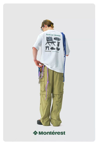 [Monterest] 5A Antibacterial Quick-Dry Outdoor Print Tee
