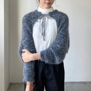 Mixed Bolero Cardigan