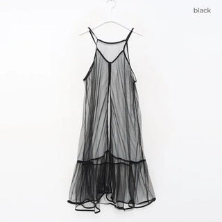 See-through layered dress - P000IYRH