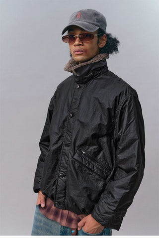 [Monterest] Detachable Fur Collar Deck Jacket