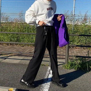 Wide-fit slacks