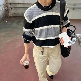 Asymmetrical Border Knit