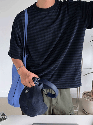 Shiloh Stripe 1/2 T-shirt
