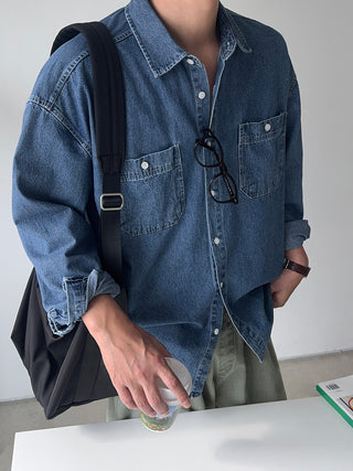 Dijon Pocket Denim Overshirt
