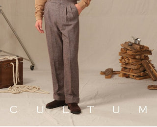 [CULTUM] Stand Collar Half-Zip Fleece T-shirt