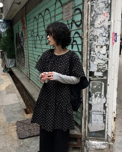 (2 colors) Polka Dot Dress