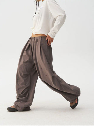 [Monterest] Quick-Dry Burnout Wide Leg Pants