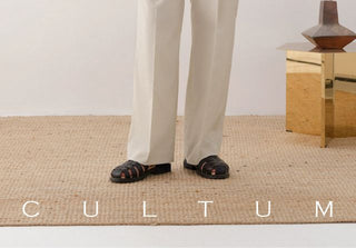 [CULTUM] Relaxed Washable Pleated Trousers
