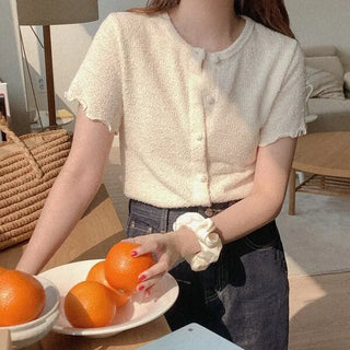 Towel cardigan