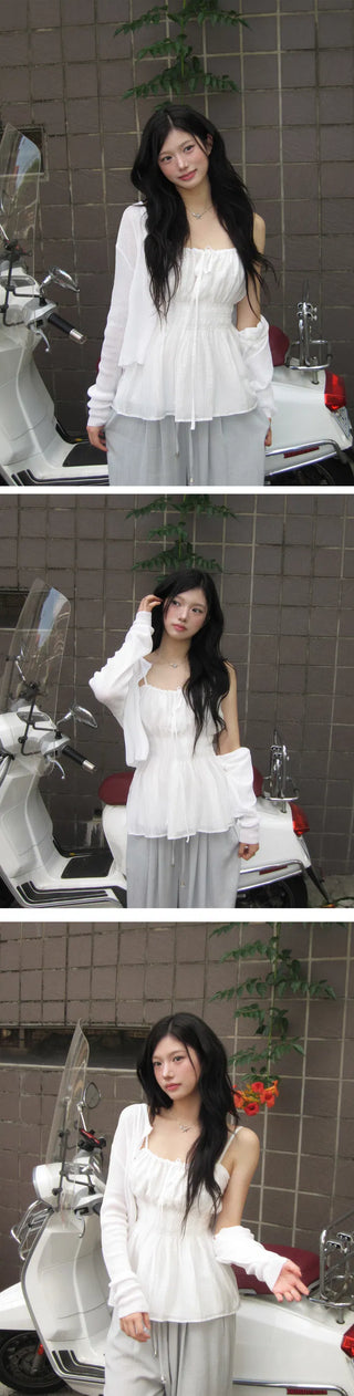 Fitted and Pretty Summer Linen Billy Ribbed Cardigan - 5 Colors