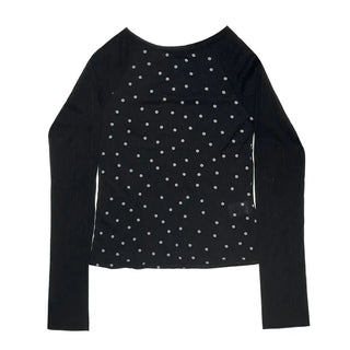 (3 colors) Polka Dot Raglan Sleeve T-Shirt