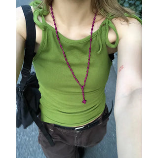 Mild Asymmetrical Ribbon Camisole