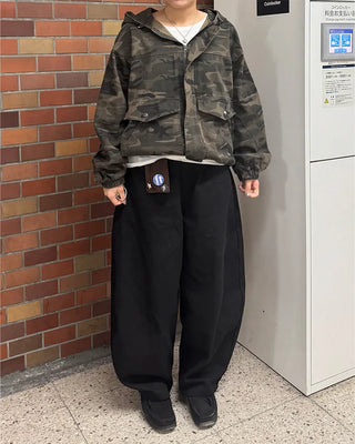 (Unisex) Studded Belt Wide Pants