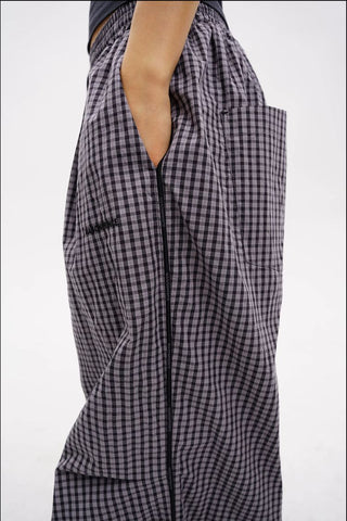 [MASONPRINCE] Gingham Check Balloon Pants & Shorts