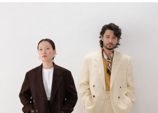 [CULTUM] French Linen Double Breasted Jacket/Trousers