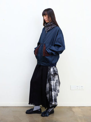 [NeverSeez] Tassel Pleated Skirt