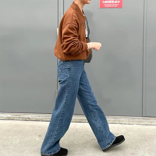 wide blue pocket pants